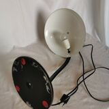 Mushroom lamp in black lacquered steel model Z290, Veneta Lumi, Italy, 1980