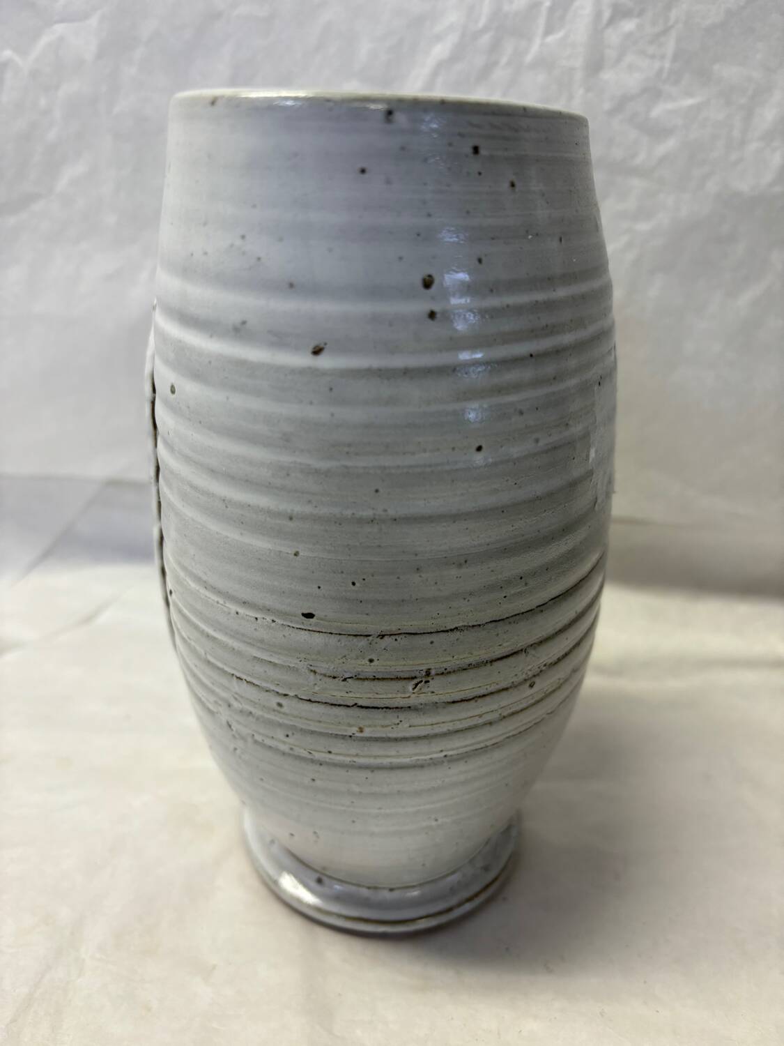 Handcrafted stoneware vase