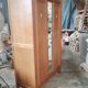 1950s Parisian wardrobe/closet in oak