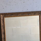 Miroir ancien en bois et stuc