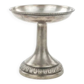 Plat Art Déco, laiton argenté, Allemagne, années 1930
