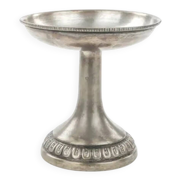 Plat Art Déco, laiton argenté, Allemagne, années 1930