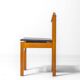 Set of 6 'Abstracta' dining chairs in beech by Jos de Mey, Belgium 1960s