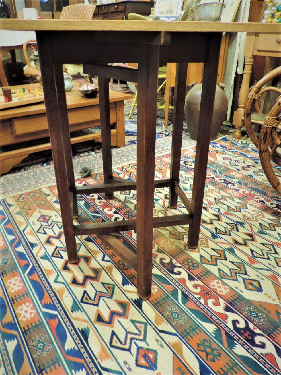 Oak gate leg table Herbert E. Gibbs