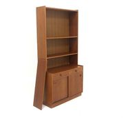 Scandinavian teak bookshelf, Sweden, 1950