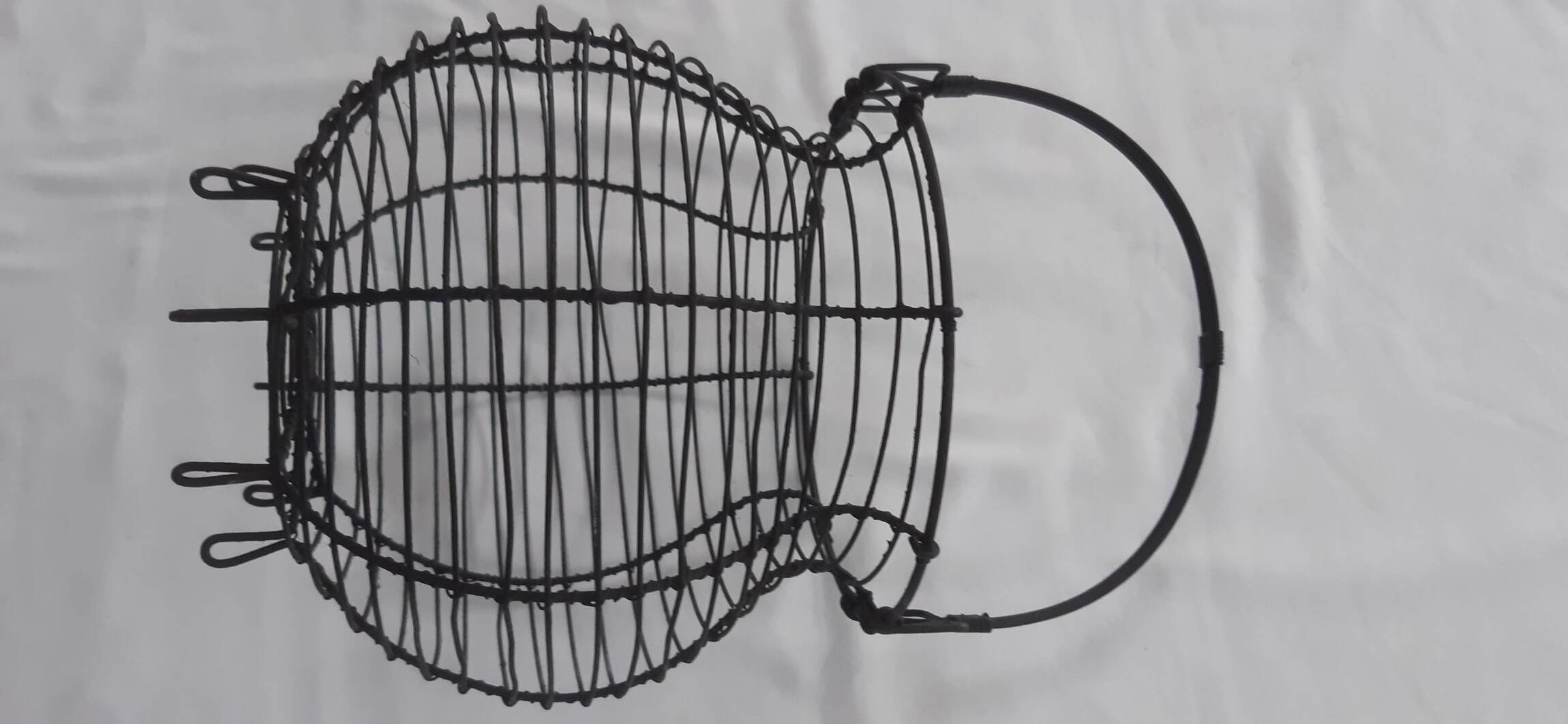 Old metal egg basket
