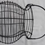 Old metal egg basket