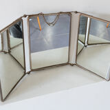 Barber triptych mirror 49x20cm