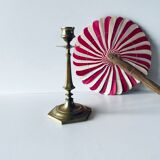 Antique bronze candle holder