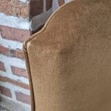 Pair of Napoleon III toad armchairs