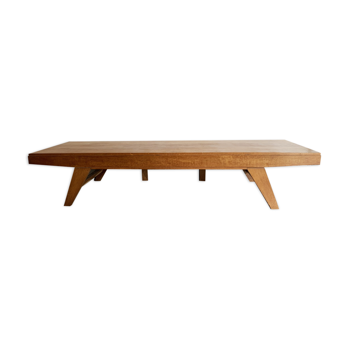 Vintage coffee table from the 60s in oak