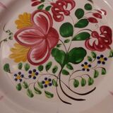 Plate earthenware of the East Strasbourg or Lunéville XIXth
