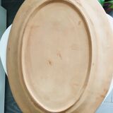 Plat ovale en terre cuite