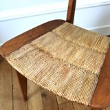 Set of 3 vintage Roger Landault "Ellipse" Sentou chairs 1957