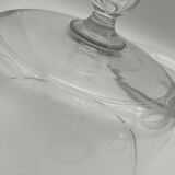 Old chiseled crystal dessert bell