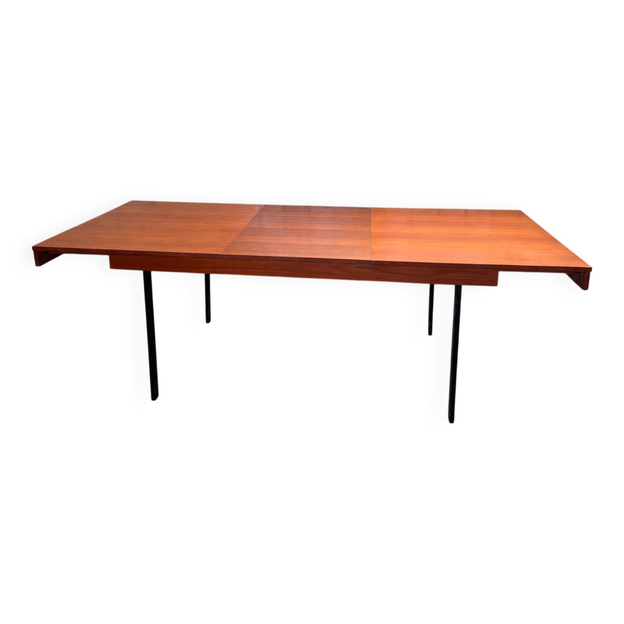 Extendable dining table by Pierre Guariche for Meurop