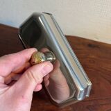 Silver-plated butter dish