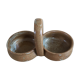 Salt pepper in sandstone