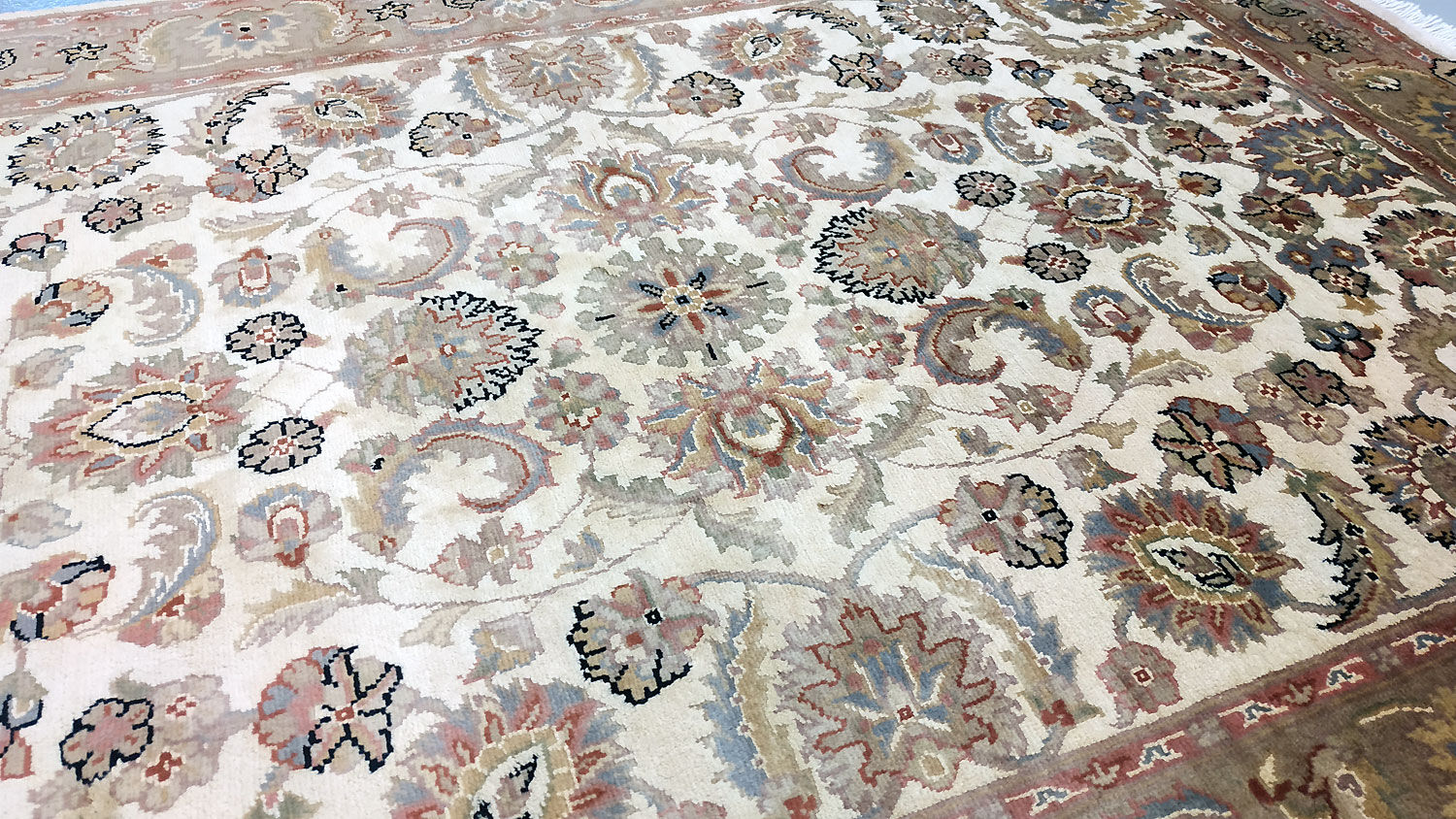 Oriental carpet "Punjab" silk background
