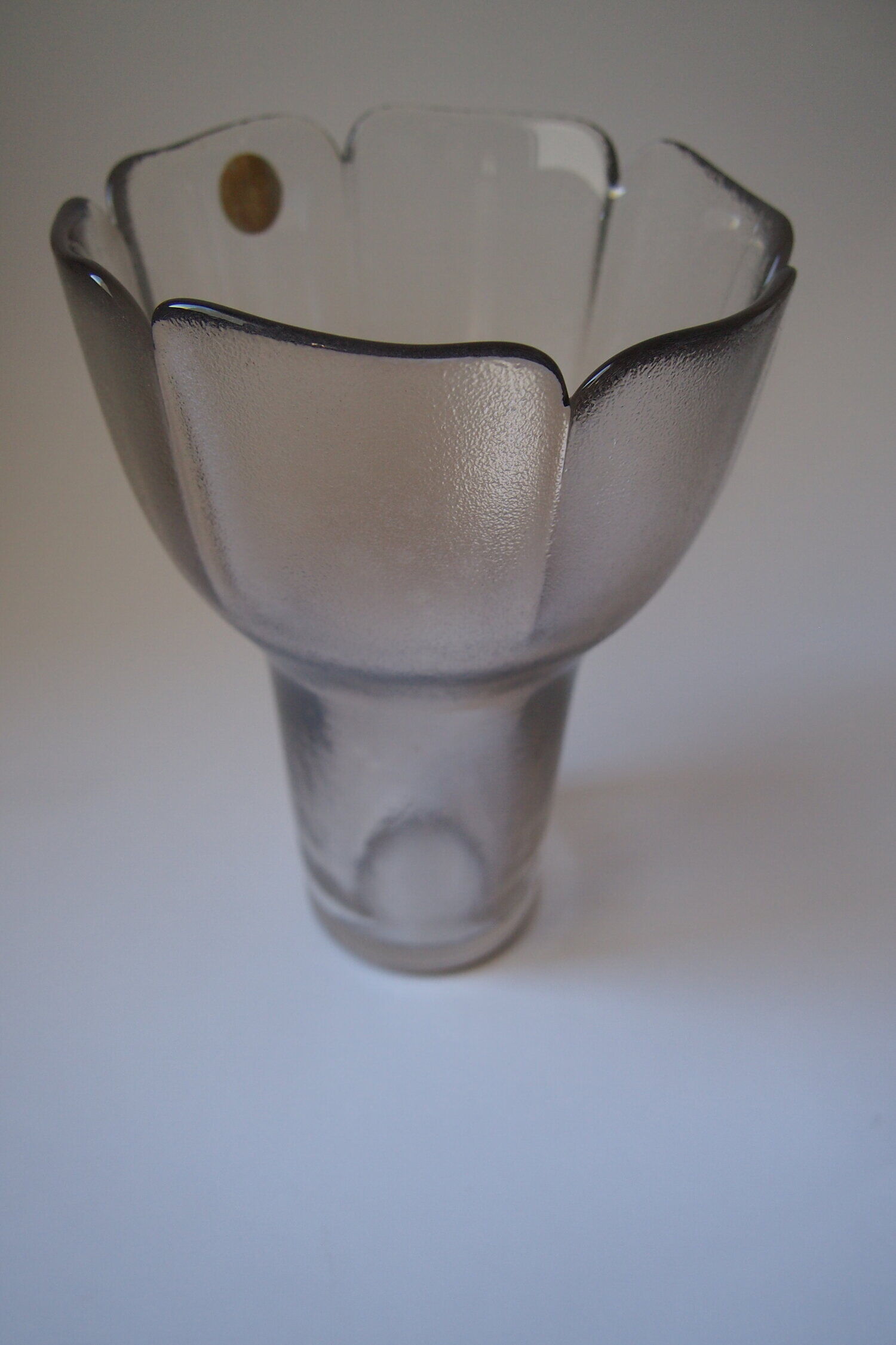 Vase tulipe en cristal