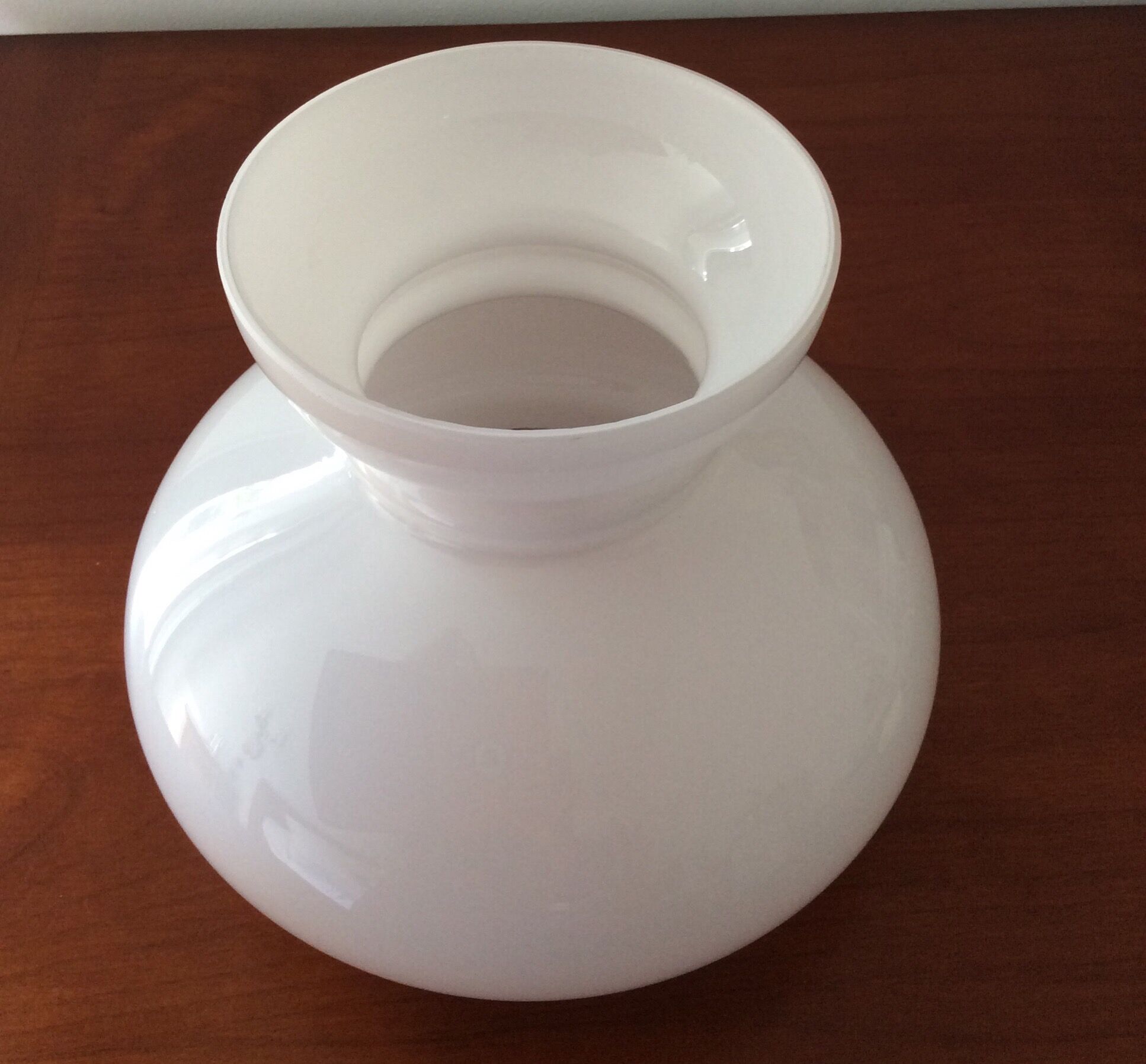 Globe opaline pour lampe ou suspension