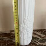 White biscuit vase by Kaiser by M. Frey