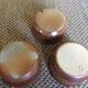Series of 3 sandstone bowls