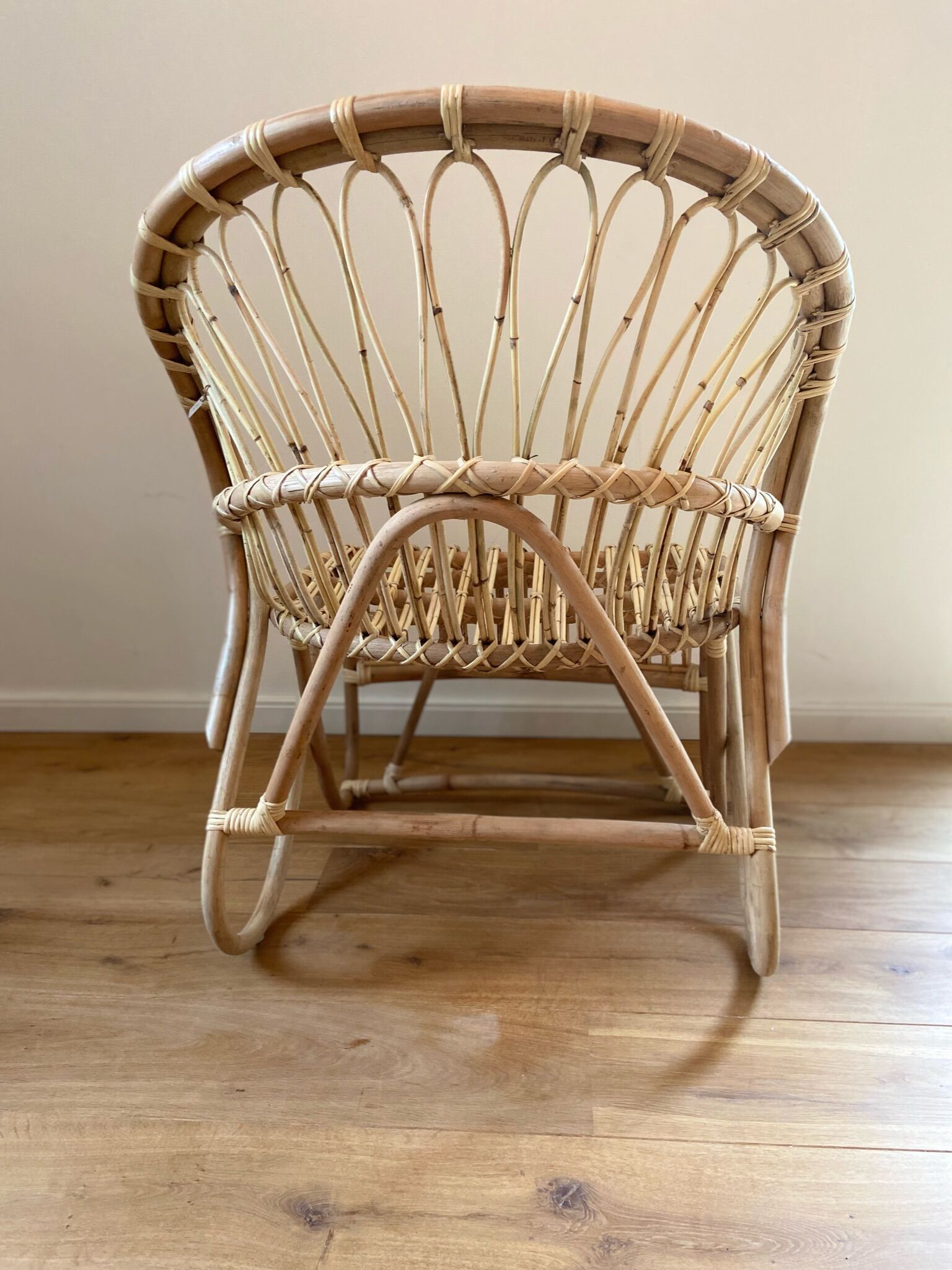 Rattan armchair