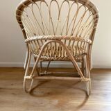 Rattan armchair