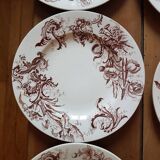 16 Luneville dessert plates