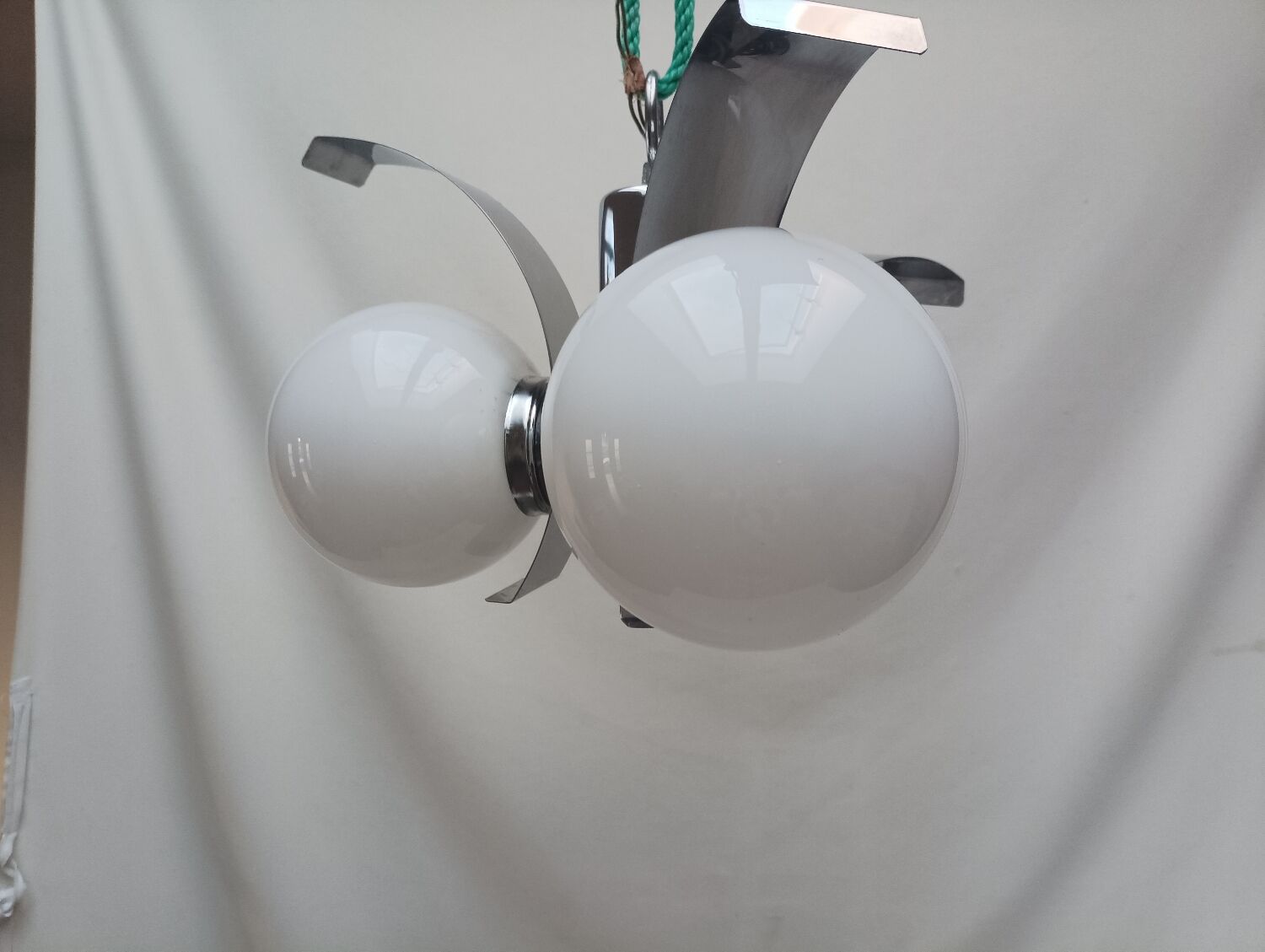 Lampe à suspension Space Age années 60/70