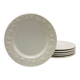 6 flat plates. Franco Giorgi by Quadrifoglio. Italy.