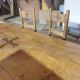 Monastery table with Occitan cross + 4 chairs - 20th century