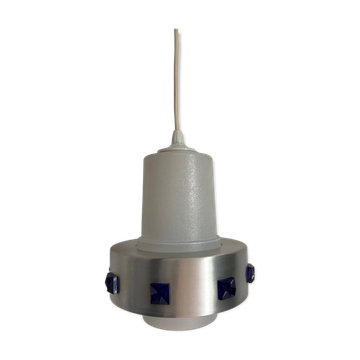 Lampe suspension style soucoupe Space Âge