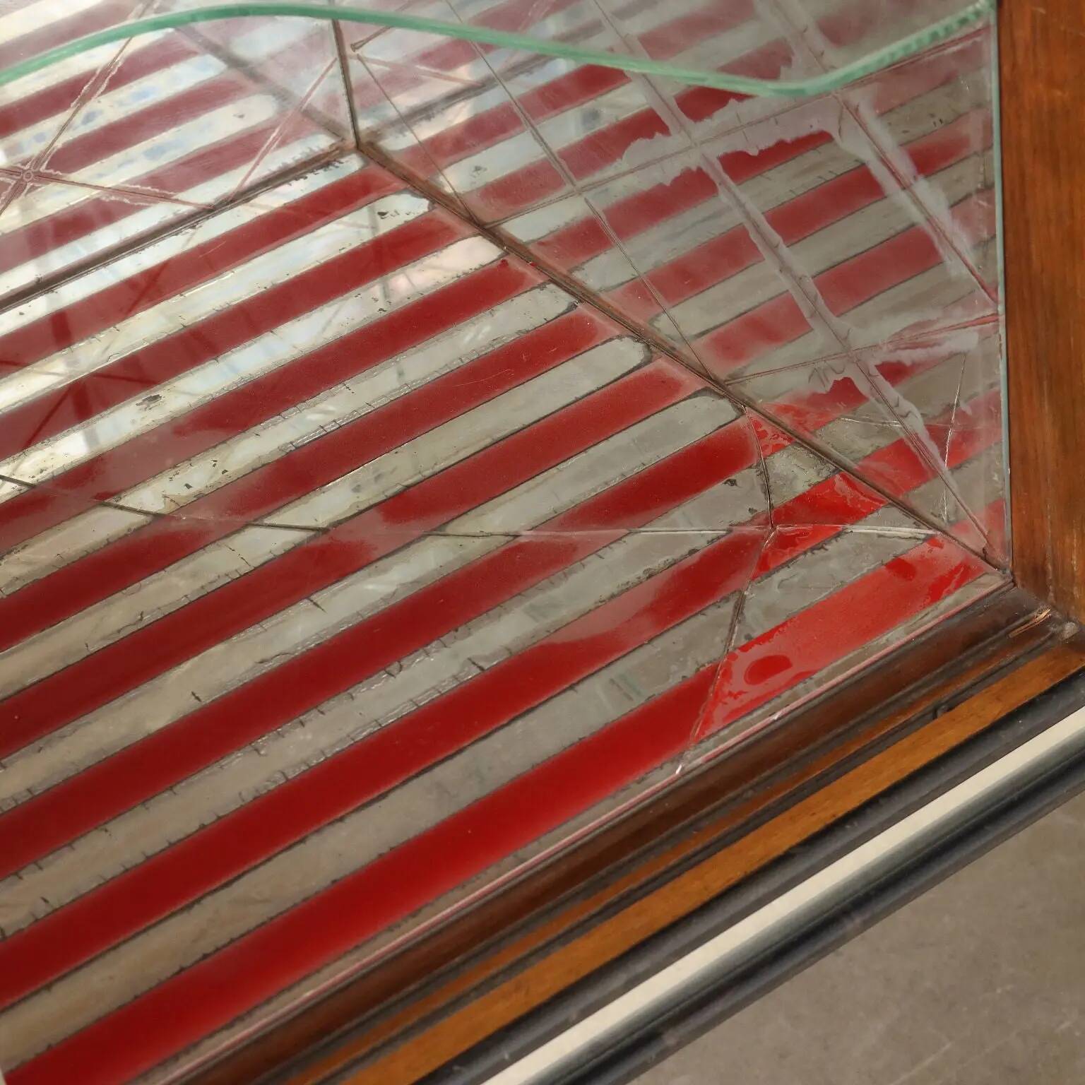Buffet vintage Palazzi dell'Arte Cantù en noyer et laiton, Italie, années 1940