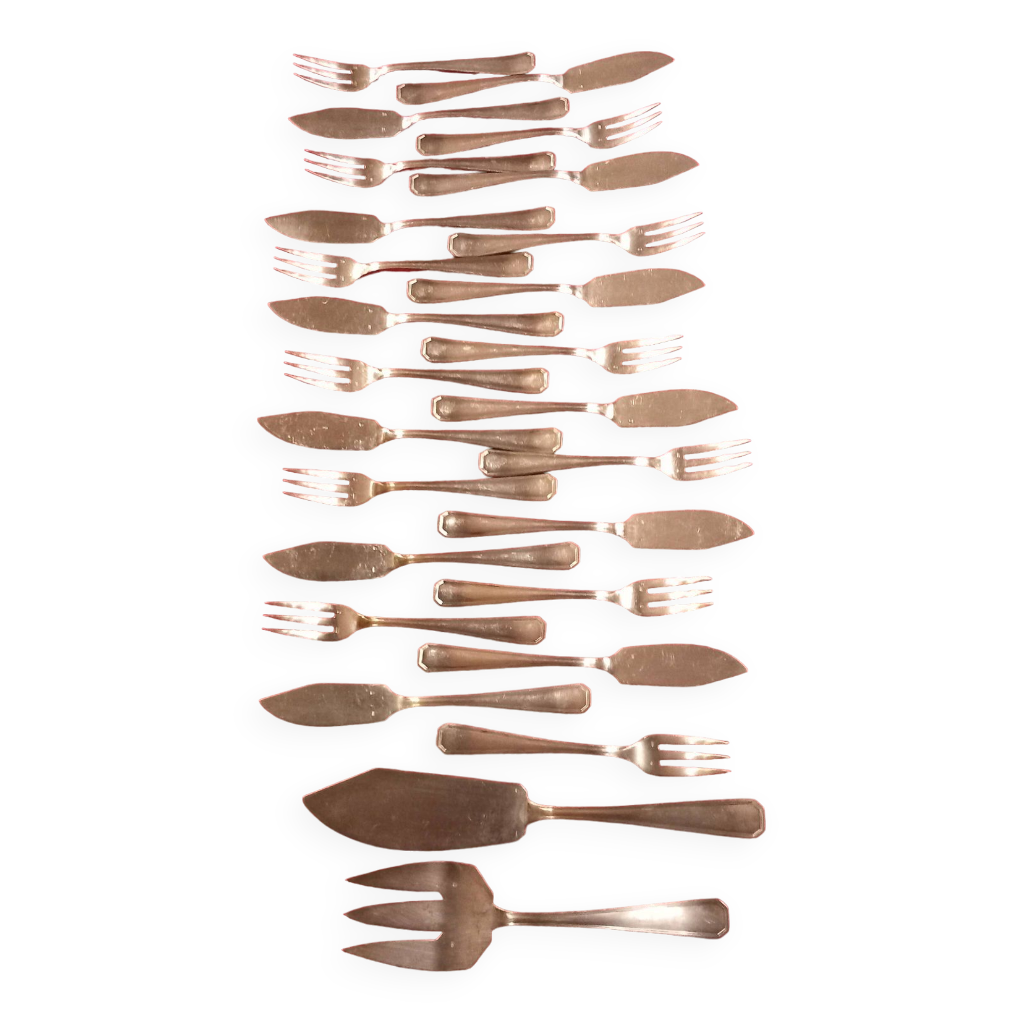 SILVER METAL FISH CUTLERY FRIONNET François