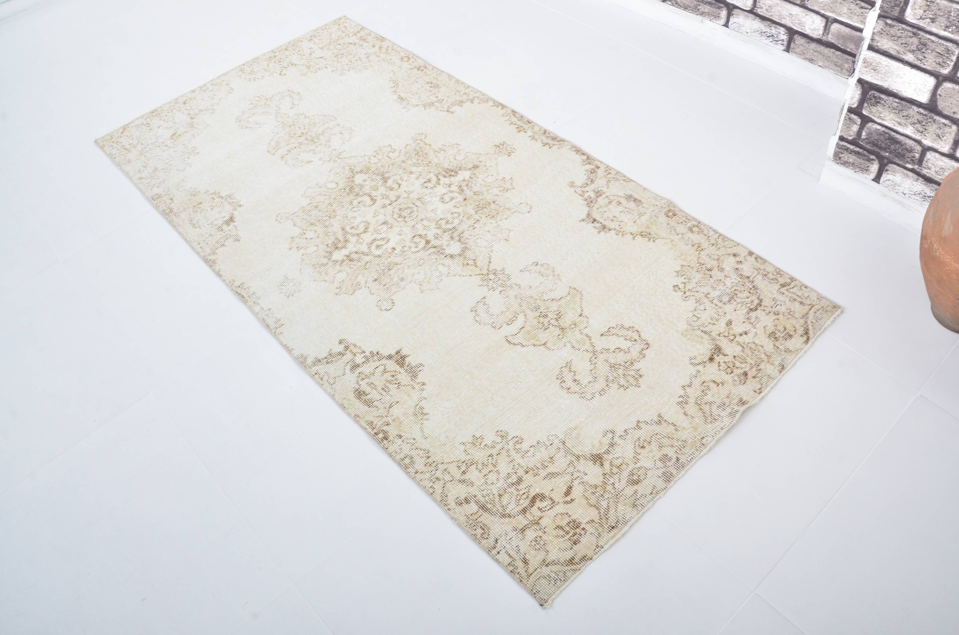 Small Vintage Geometric Wool Carpet sku 3218