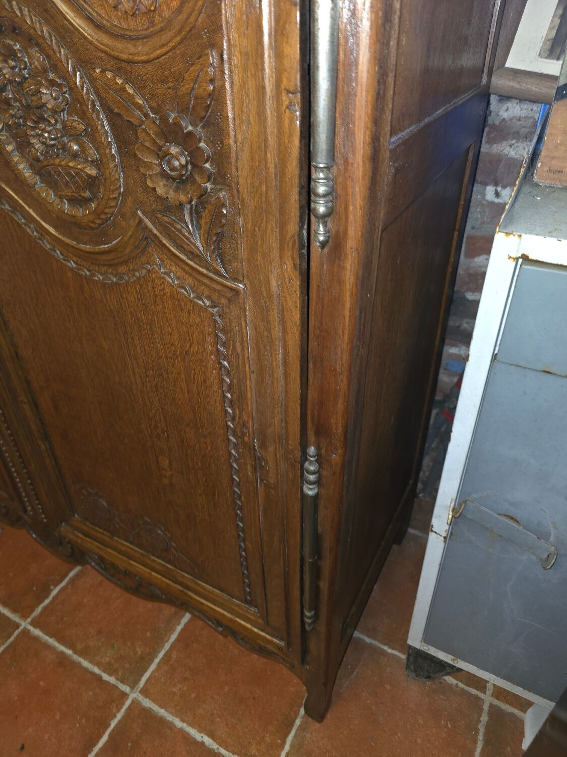 Norman wardrobe, oak wedding wardrobe