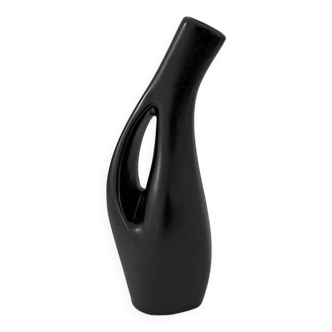 Lillemor Mannerheim Pichet/Vase sculptural moderniste noir