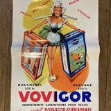 AFFICHE ANCIENNE PIN UP  VOVIGORD