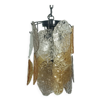 Vintage Murano Glass Disc Chandelier