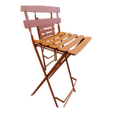 Fermob - 2 folding bar chairs - red ochre