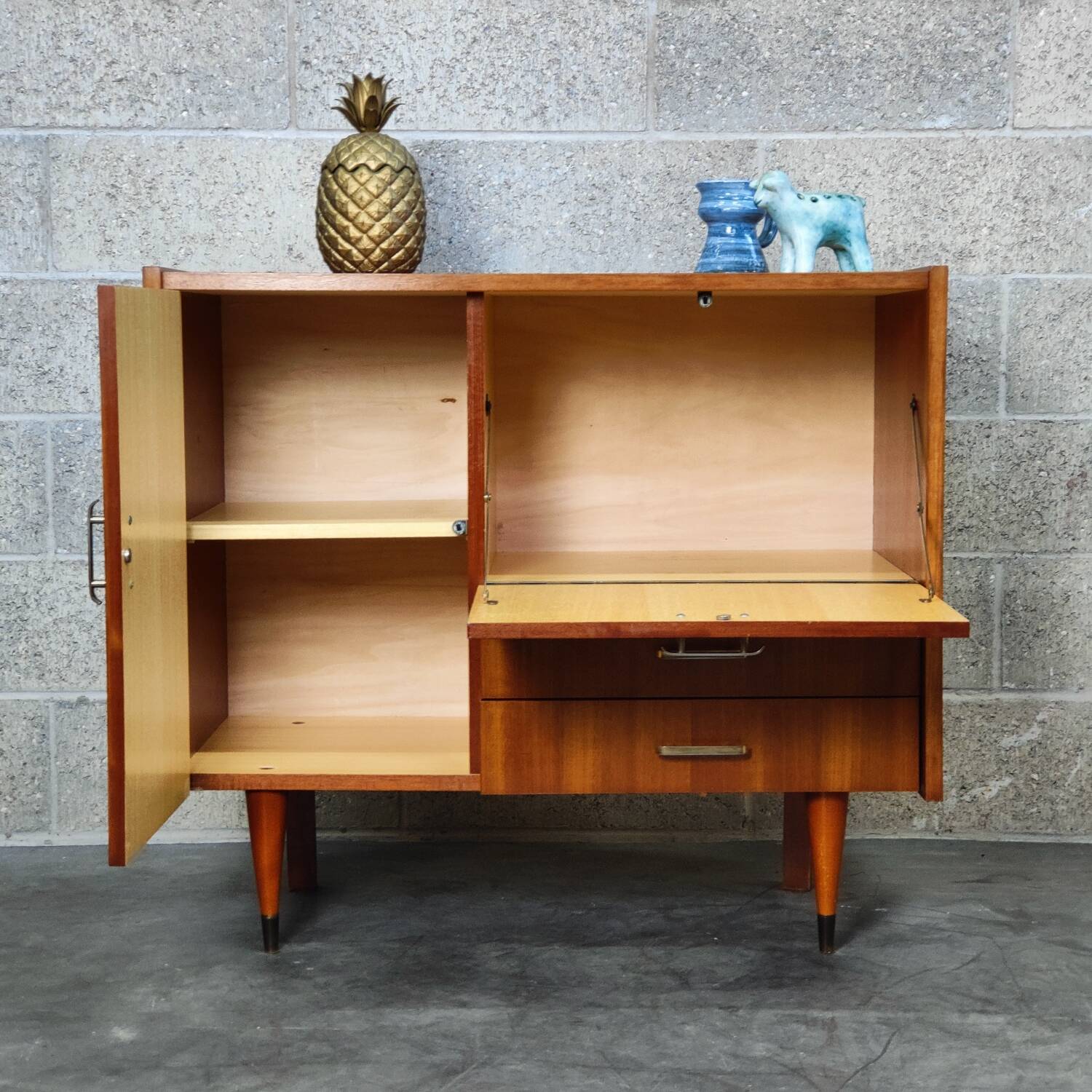 French Scandinavian style sideboard 1970