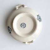 Lot of Plate, Platter, Ramier and Soup Tureen, Iron Earth, "Excelsior" service, E. Bourgeois, late 19th century