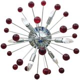 Plafonnier Spheres en verre de Murano