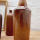 Lot de 3 bouteilles en grès