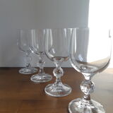 Set of 6 vintage walking glasses