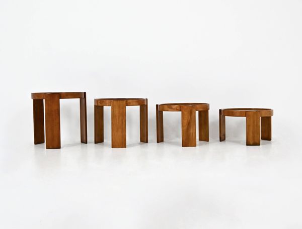 Tables gigognes modèle 780 de Gianfranco Frattini pour Cassina, années 1960