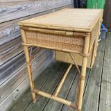 4iroirs rotin desk