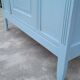 Parisian Art Deco armoire with beveled mirror and painted decoration
